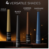 fccolourlinergold - FACES CANADA Ultime Pro Matte Play Eyeliner - Gold, 2.5 ml | Quick Dry | Shimmer Finish | 24 Hr Long Lasting Formula | Precise Felt Tip | Highly Pigmented | Waterproof, Smudgeproof & Sweatproof - Looknstyle