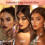 3in1 higlighter02bronze - FACES CANADA 3 in 1 Liquid Highlighter – Bronze 02, 18ml | Primer | Highlighter | Strobe Serum | Luminous Finish | Lightweight Formula | Hydrating | Long Lasting Glow | Easily Blendable - Looknstyle