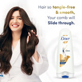 Dove Intense Repair Conditioner with Keratin Actives to Smoothen Strengthen Damaged Hair (175ml)
