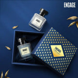 Engage Gift Set - Moments Luxury Perfume Gifts for Men, Homme & Yin, 200ml, Long Lasting Smell Men Perfume (Pack of 2)