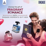 Engage Gift Set - Moments Luxury Perfume Gifts for Men, Homme & Yin, 200ml, Long Lasting Smell Men Perfume (Pack of 2)