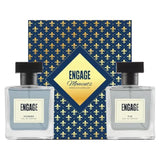 Engage Gift Set - Moments Luxury Perfume Gifts for Men, Homme & Yin, 200ml, Long Lasting Smell Men Perfume (Pack of 2)
