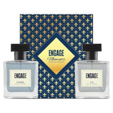 Engage Gift Set - Moments Luxury Perfume Gifts for Men, Homme & Yin, 200ml, Long Lasting Smell Men Perfume (Pack of 2)