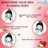 Everyuth Naturals Moisturizing Fruit Face Wash With Apple Extracts (150g)