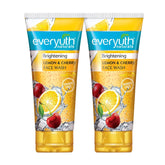Everyuth Naturals Brightening Lemon&Cherry Face Wash|Deep Cleansing,Oil Control&Tan Reduction|Simple Face Wash|Removes Dirt&Oil|100% Soapfree|For All Skin Types|Paraben Free - 150 G (Pack Of 2)