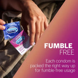 Durex Condoms, Extra Ribbed - 10 Count