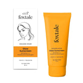 fxglsuns80g - Foxtale SPF 50 Vitamin C & Niacinamide Glow Sunscreen with PA++++| For Men & Women, All Skin Types - 80ml - Looknstyle