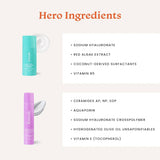 Foxtale Hydration Skin Care Kit | Cleanser Face Wash- 100ml + Ceramide Supercream Moisturizer- 50ml (Pack of 2)
