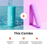 Foxtale Hydration Skin Care Kit | Cleanser Face Wash- 100ml + Ceramide Supercream Moisturizer- 50ml  (Pack of 2)