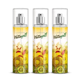 Layer'r Wottagirl Fresh Citrus Body Splash for Women - 135ml (Pack of 3)
