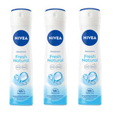 NIVEA Fresh Natural Deodorant For Women-150ml (Pack of 3)