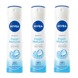NIVEA Fresh Natural Deodorant For Women-150ml (Pack of 3)
