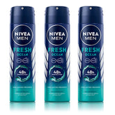 NIVEA Fresh Ocean Deodorant For Men - 150ml (Pack of 3)