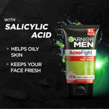 Garnier Men Acno Fight Anti Pimple Face Wash | all Skin Types (150ml)
