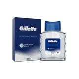 ge7 - Gillette After Shave Splash Refreshing Breeze 100Ml, White, Gel, Men - Gel - Looknstyle