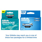 Gillette Mach 3 Manual Shaving Razor Blades - 2s Pack (Cartridge)