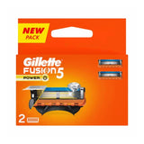 Gillette Fusion Power Blades for men with styling back blade - 2 count for Perfect Shave and Perfect Beard Shape