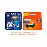 Gillette Fusion Proglide Blades for men - 2 count for Perfect Shave and Perfect Beard Shape