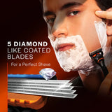 Gillette Fusion Proglide Blades for men - 2 count for Perfect Shave and Perfect Beard Shape