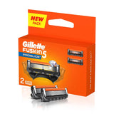 Gillette Fusion Proglide Blades for men - 2 count for Perfect Shave and Perfect Beard Shape