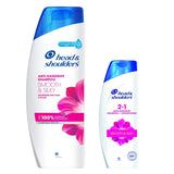 Head & Shoulders Smooth and Silky Shampoo, 340ml + Conditioner and Shampoo 2in1 70ml FREE