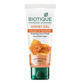 Biotique Honey Gel Soothe & Nourish Foaming Face wash For All Skin Types (100ml)