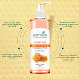 Biotique Honey Gel Soothe & Nourish Foaming Face wash | Soap Free Formula | Reduce Dryness | Suitable for All Skin Types | 200ml