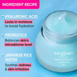 dkhydglmoi - Dot & Key 72Hr Hydrating Gel + Probiotics Moisturizer For Face With Hyaluronic Acid, Kombucha & Rice Water Lightweight Gel Oil Free Moisturizer (60ml) - Looknstyle