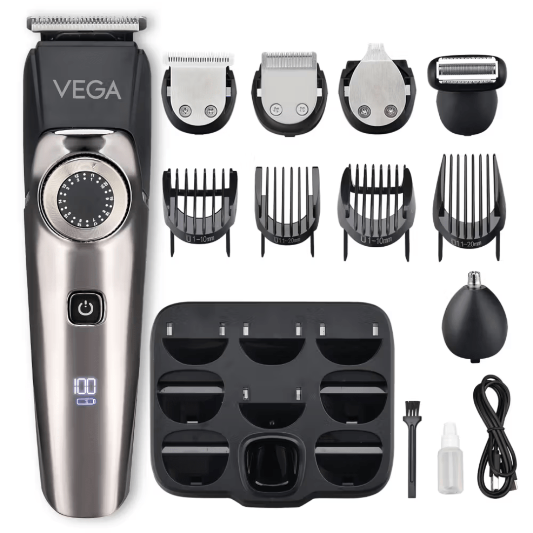 grooming set - VEGA VHTH - 32 9 In 1 Pro Multi Grooming Trimmer For Men - Looknstyle