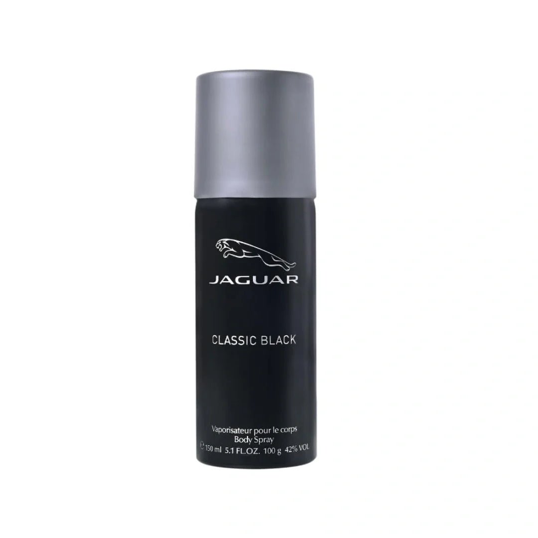 ju1 - JAGUAR Classic Black Deodorant Spray - For Men (150 ml) - Looknstyle