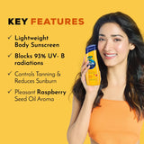 Joy Hello Sun Body Sunscreen Lotion SPF 20 PA++ For Tan Control & Body Moisturization (300ml)