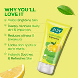 Joy Skin Brightening Lemon Face Wash For Oily Skin (150ml)