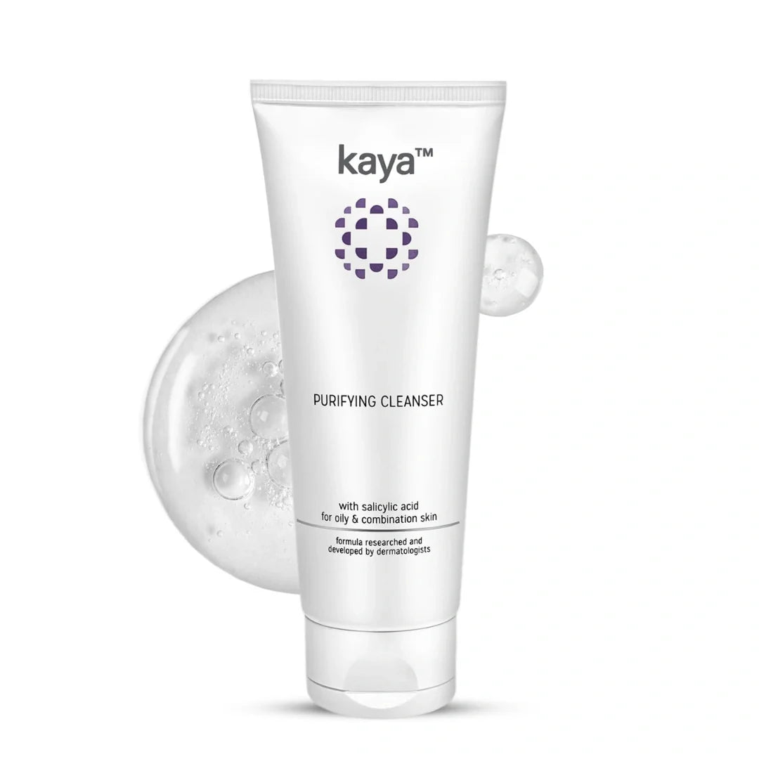 kypufcls - Kaya Acne Care Purifying Cleanser Salicylic Acid Face Wash Reduces Acne & Pimples for Pimple Prone Skin Face Wash for Oily Skin, 100ml - Looknstyle