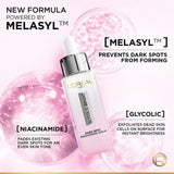 L'Oreal Paris Glycolic Bright Serum With 1% Glycolic Acid & Niacinamide, Reduces Dark Spots (30ml)