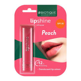 bilp - Biptique Lipshine SPF 20 Moisturising Translucent Lip Balm - Peach (4g) - Looknstyle
