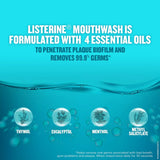 Listerine Cool Mint Mouthwash Liquid, Removes 99.9% Germs, 250ml Combo (Pack of 3)