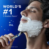 Gillette Mach 3 Bladed Shaving Cartridges Razor (4Pcs)