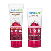 mambercrfw - Mamaearth Beetroot Gentle Face Wash - 100ml & Beetroot Daily Glow Face Cream - 80g - Looknstyle