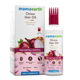 Mamaearth Onion Hair Oil for Hair Growth & Hair Fall Control with Redensyl (150ml)