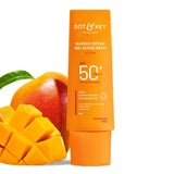 Dot & Key Mango Detan Gel Sunscreen SPF 50+ PA+++ | Oil-Free, With Alpha-Arbutin & Niacinamide (80g)
