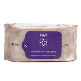 Kaya Clinic Refreshing Mattifying Wipes | Vitamin E & Chamomile Extracts | Face Wipes | Cleansing Wipes | For Acne Prone Skin | 30 Wipes