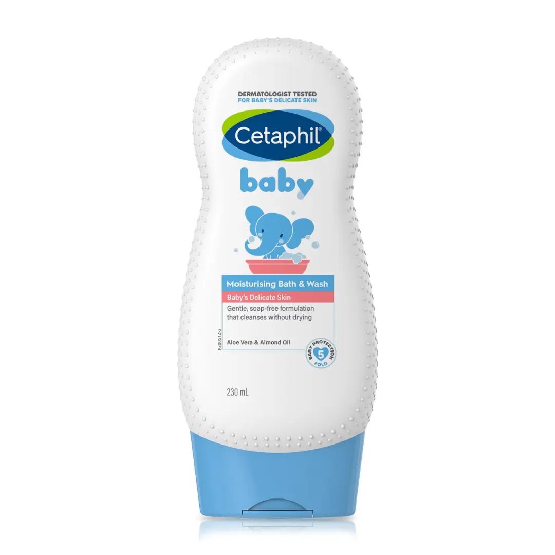 clmbw - Cetaphil Baby Moisturising Bath & Wash 230 ml - Looknstyle