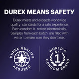 Durex Mutual Climax Condoms for Men & Women | Dotted | 10 Count