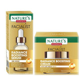 NATURES ESSENCE 24K Liquid Gold Radiance Boosting Serum 30ml & Radiance Boosting Face Cream For Women 45g