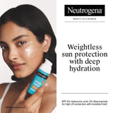 Neutrogena Hydro Boost Face Sunscreen SPF50 + Hyaluronic Acid, Niacinamide Oily & Sensitive Skin (50ml)