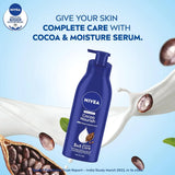 NIVEA Cocoa Nourish BODY LOTION -Cocoa butter & Vit E for 48H deep moisturization,Very Dry skin (400ml)