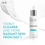 Olay Niacinamide Face Serum For Clear & Even Skin, Fights Dark Spots & Dullness (30ml)