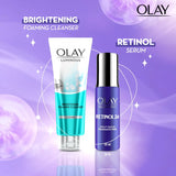 Olay Retinol Kit for Overnight Repair | Retinol Serum- 50ml with Free Cleanser-100ml