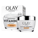 Olay Vitamin C Face Cream with Niacinamide l Even Glow & Smooth Texture l Normal, Oily, Dry & Combination Skin l Parabens & Sulphate-free l 50g