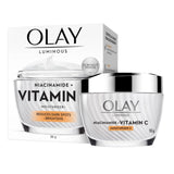 Olay Vitamin C Face Cream with Niacinamide l Even Glow & Smooth Texture l Normal, Oily, Dry & Combination Skin l Parabens & Sulphate-free l 50g